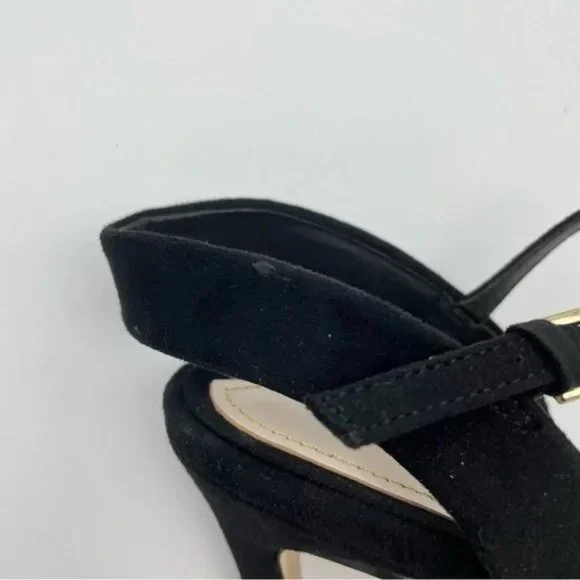 SOLD Zara Black Gold New High Heeled with Chain Sandals,  Sz 8/39 - Picture 11 of 11
